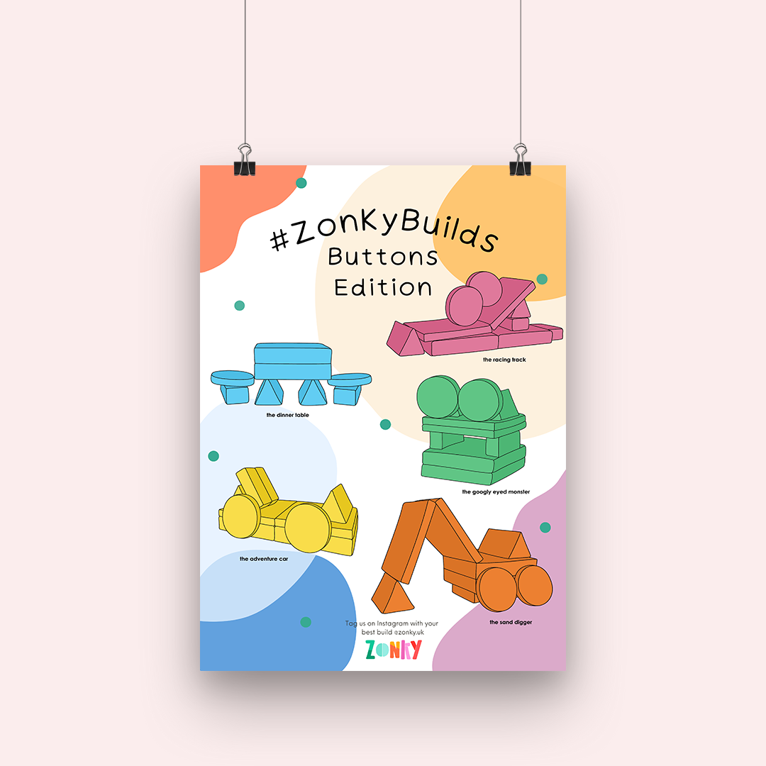 Zonky Buttons Builds Poster