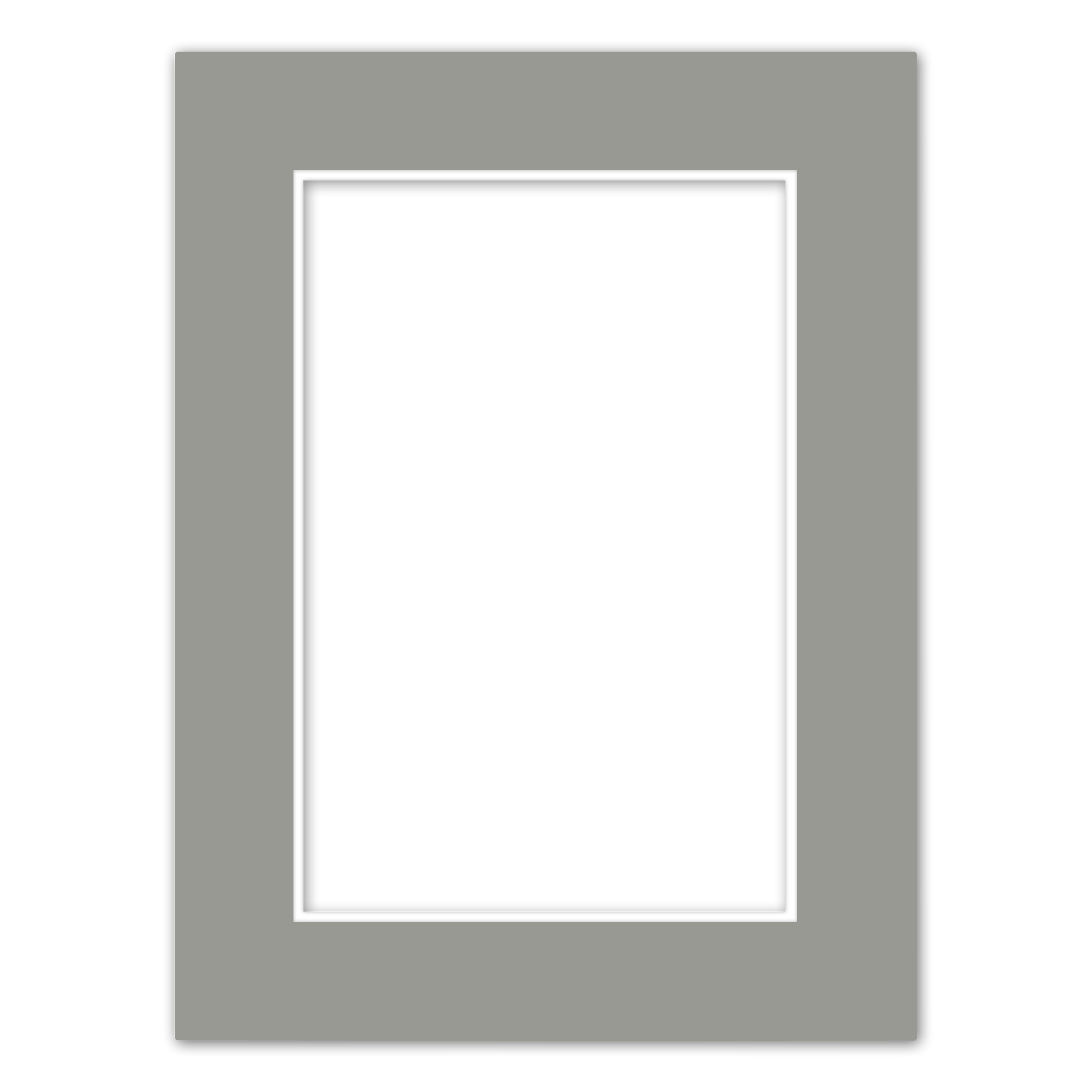 Matboard Mid Gray - 22x28 inch / 18x24 inch