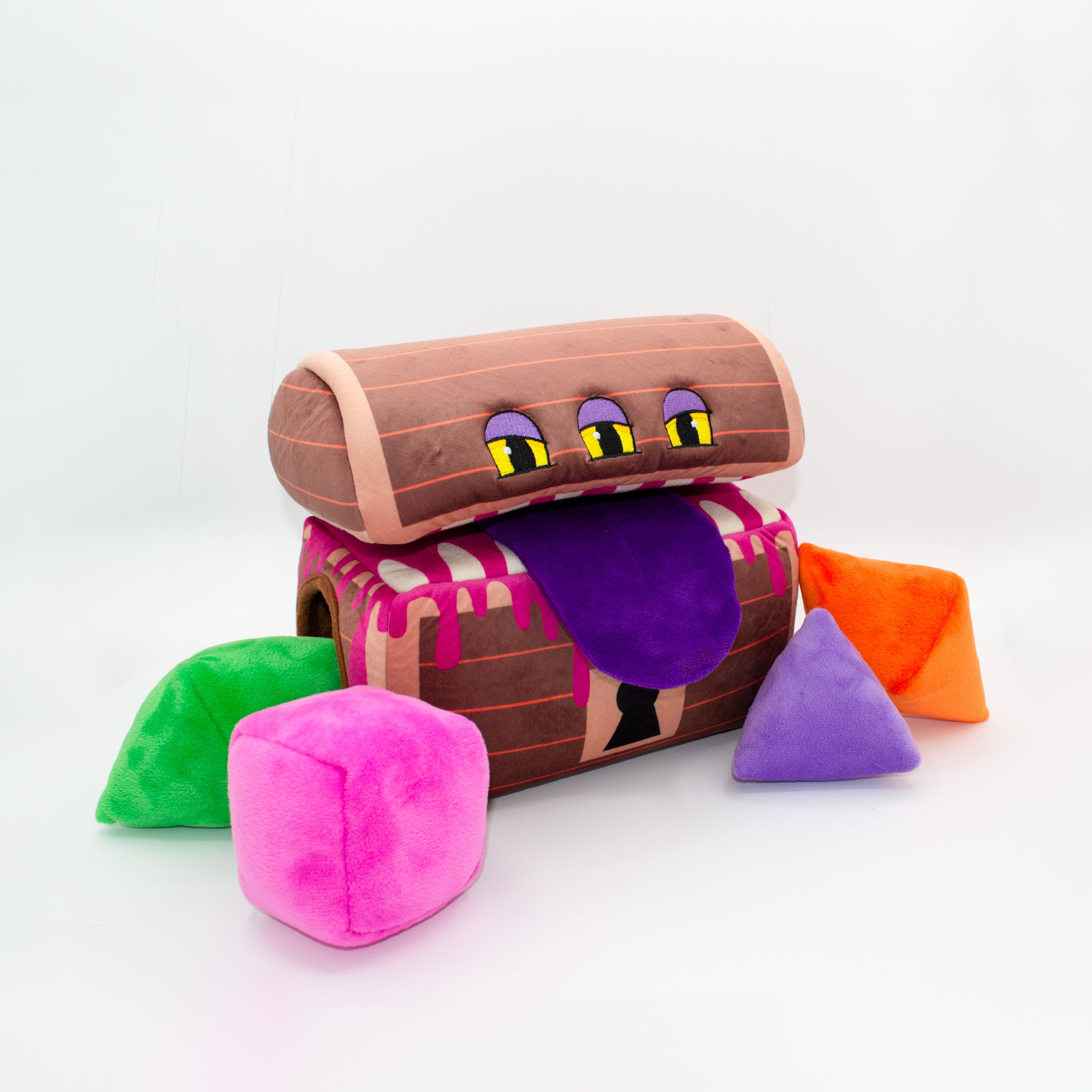 Mimic Chest Puzzle Plush Dog Toy - Medium / Large - Medium / Large