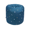Bean Bag Chair Kids Bean Bags Printed Round Kiddies Beanbag with Carry Handle - Moonlight