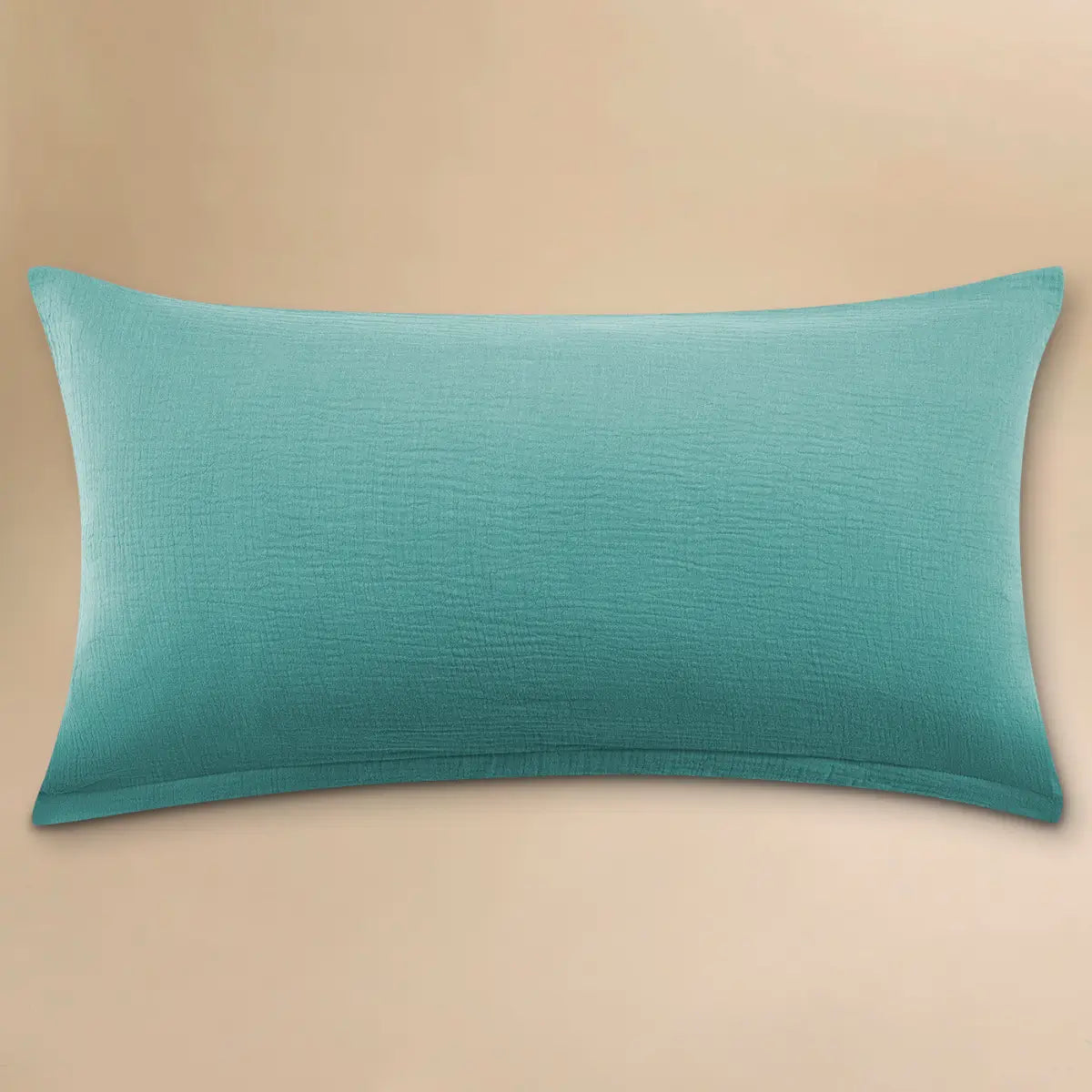 Musselin Kissenbezug 40x80 cm - Mint