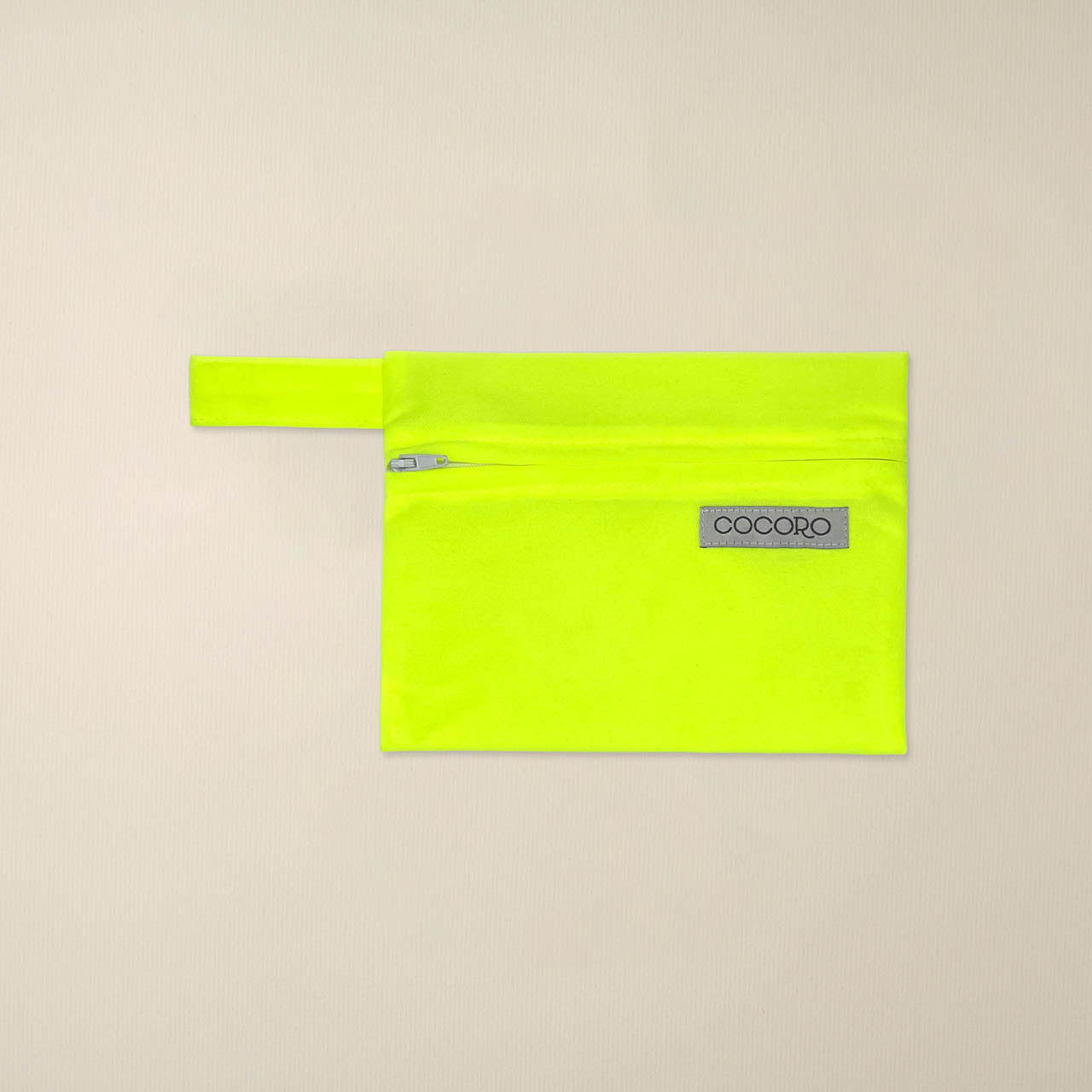 Neceser Impermeable para Bikinis y Bragas Menstruales - Amarillo Flúor