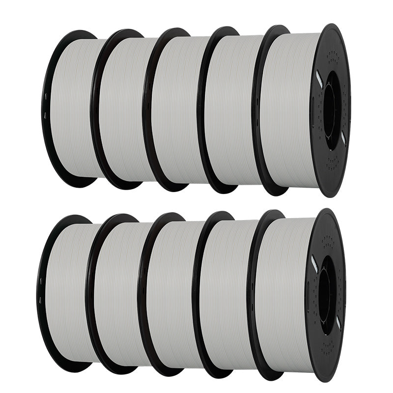 【2KG Pack】White PLA 3D Print Filament (FRESH) - EU Warehouse / 10KG