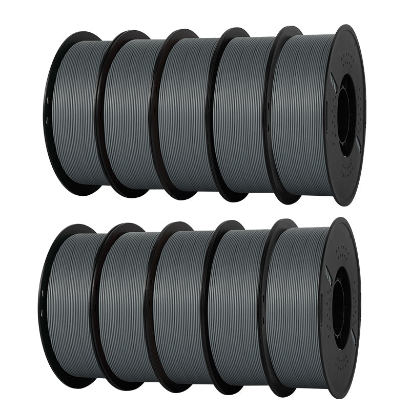 【2KG Pack】Silver PLA Filament (FRESH) - US Warehouse / 10KG