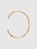 Tronco cuff bracelet solid gold - 14k Yellow Gold / M