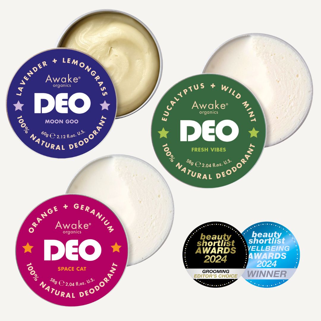 100% Natural Deodorant 3-Pack