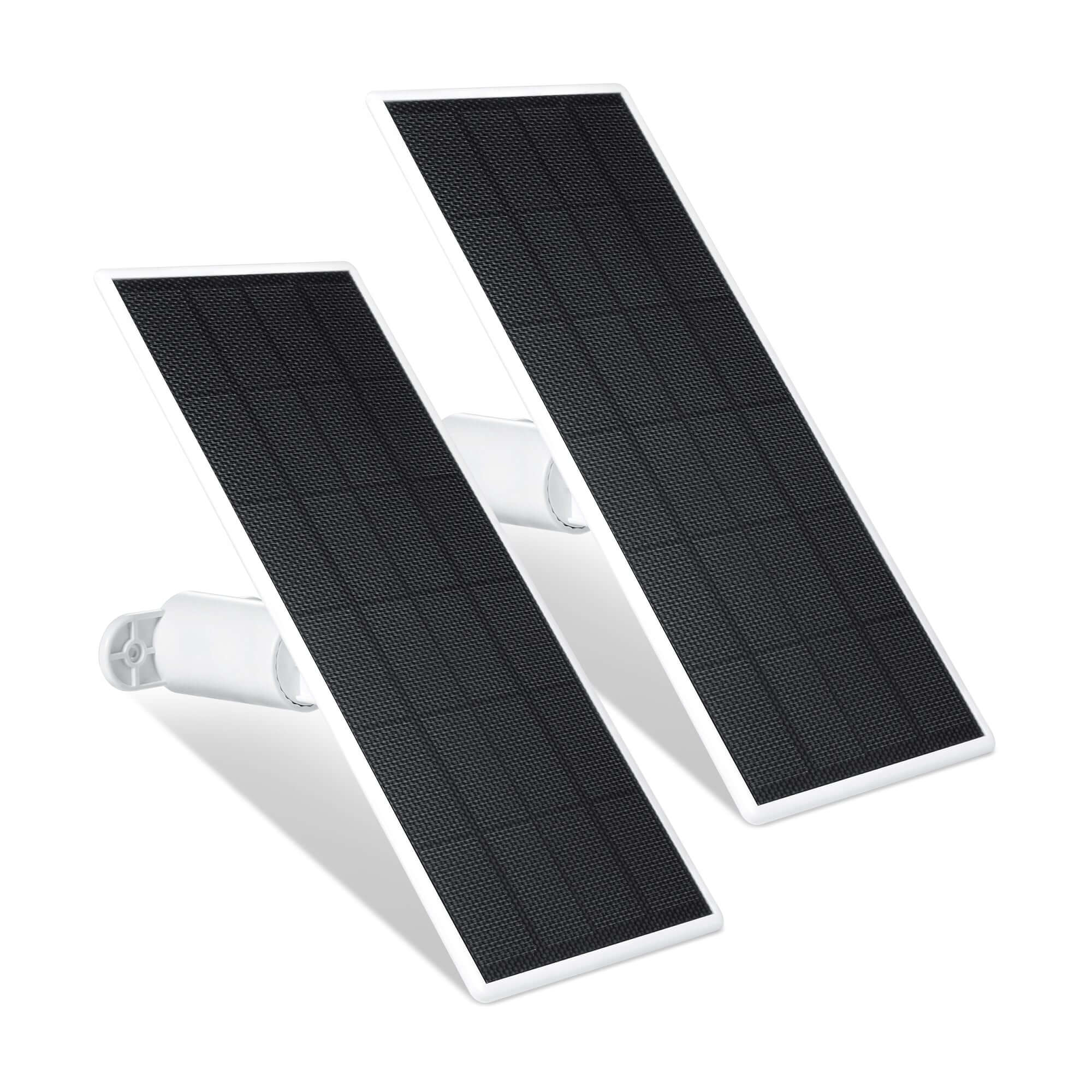 Wasserstein Solar Panel for Google Nest Cam Outdoor or Indoor, Battery | Made for Google | 2.5W Solar Power - 2 Pack