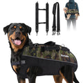 No-Pull Dog Harness with Leash & Removable Straps | Reflective Camo - L:77-110 lbs