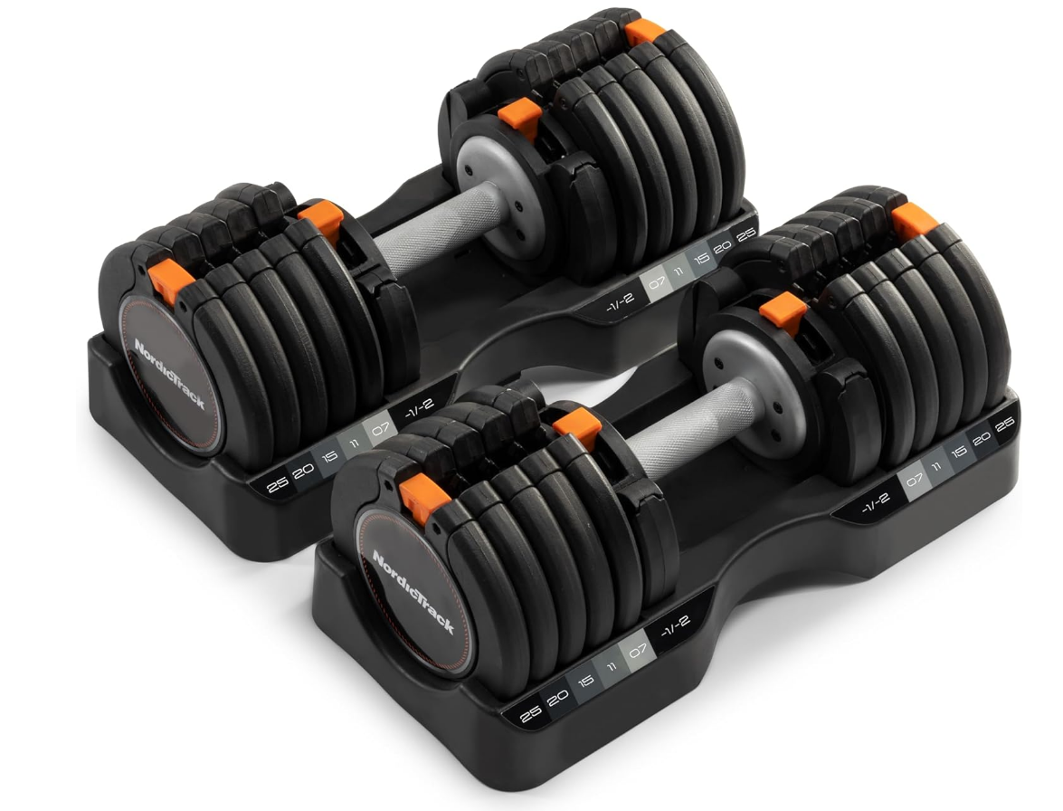 Nordic Track 25kg Select A Weight Dumbbells