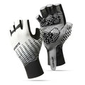 EVA Padded Half-Finger Cycling Gloves | Breathable Lycra | Traverseon - 122 Gray / XXL