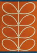 Orla Kiely Linear Stem Orange 464403 - 140 x 200 cm