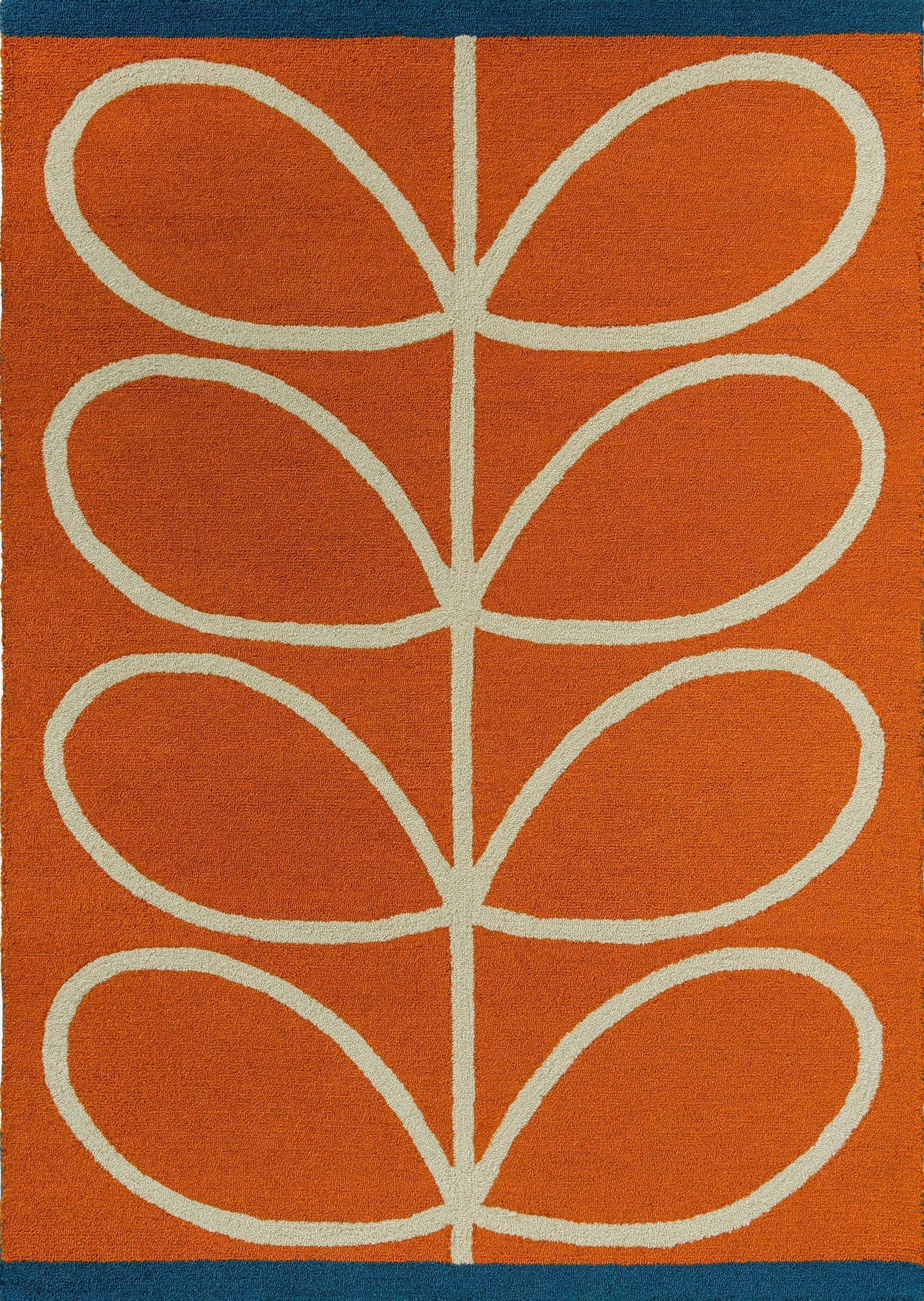 Orla Kiely Linear Stem Orange 464403 - 140 x 200 cm