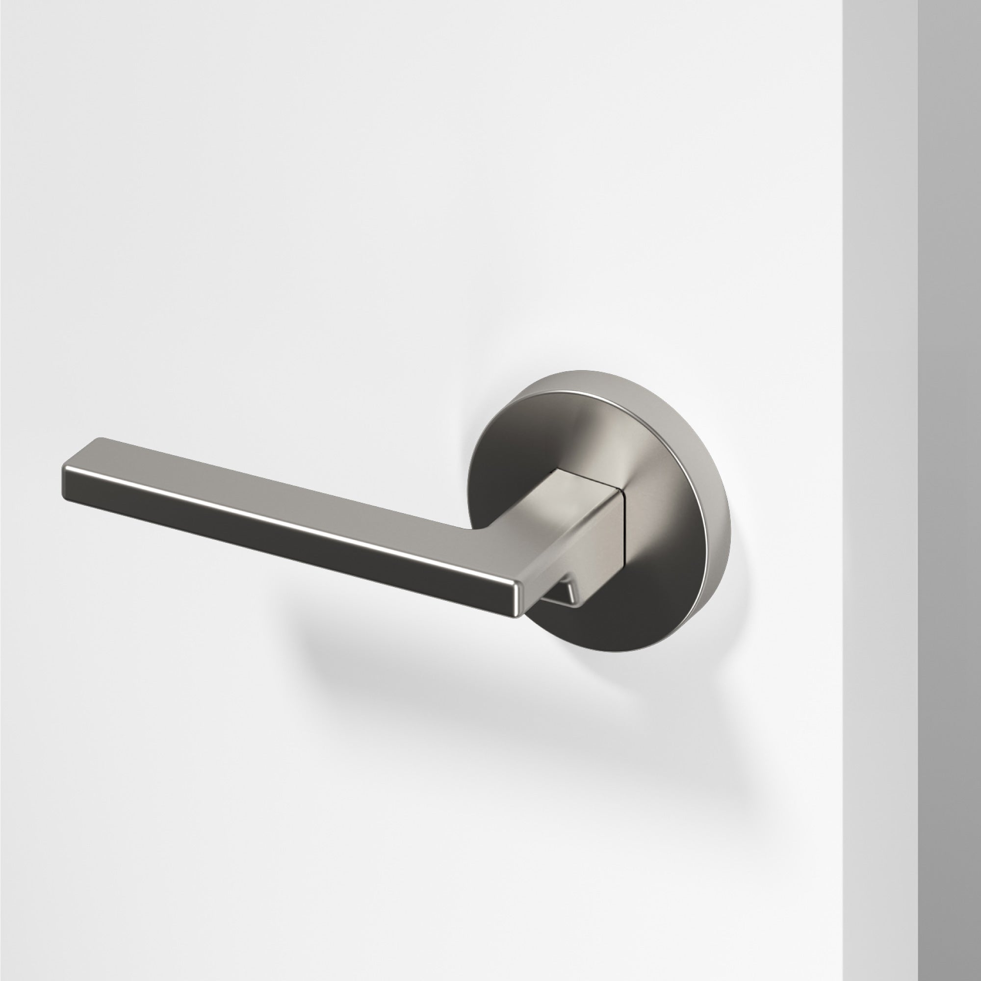 Dune Dummy Door Handle - Brushed Nickel / 1 Pack / Left-Hand