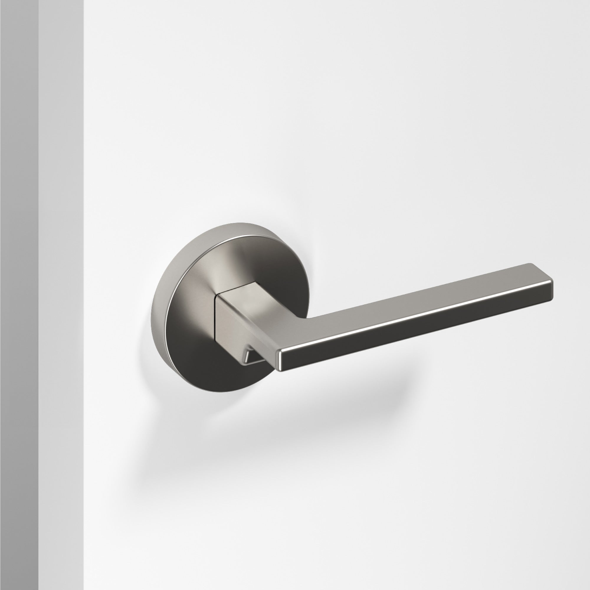 Dune Dummy Door Handle - Brushed Nickel / 1 Pack / Right-Hand