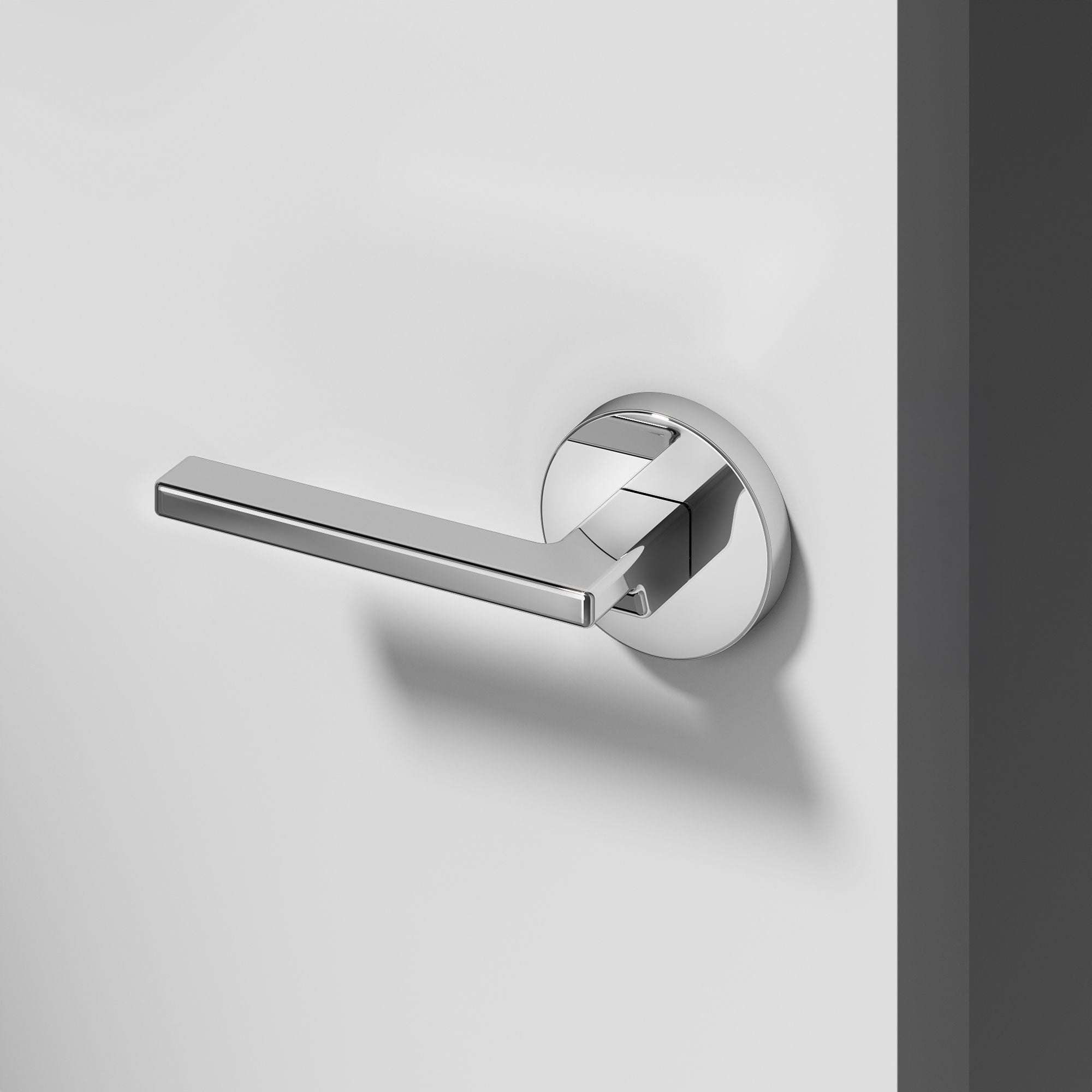 Dune Dummy Door Handle - Chrome / 1 Pack / Left-Hand