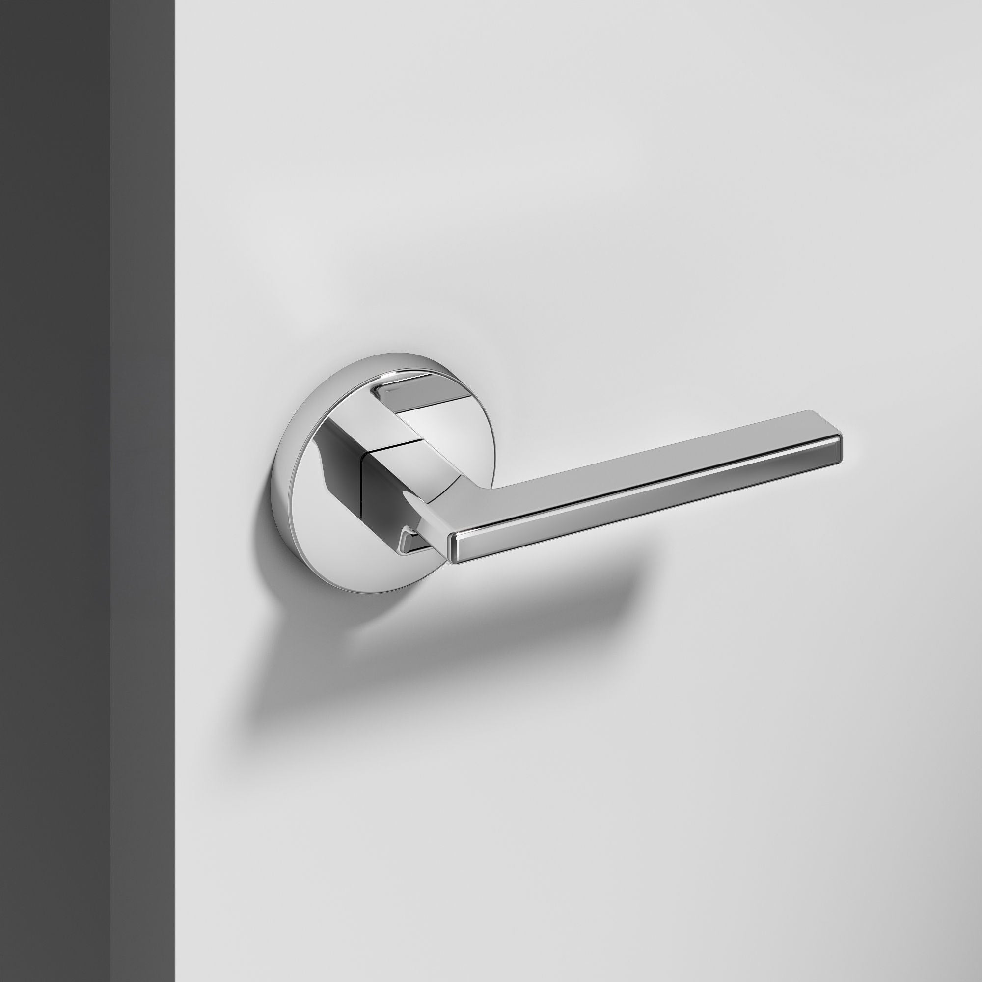 Dune Dummy Door Handle - Chrome / 1 Pack / Right-Hand