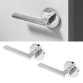 Dune Dummy Door Handle - Chrome / 2 Pack / Left-Hand
