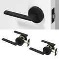 Dune Passage Door Handle - Matte Black / 2 Pack