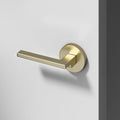Dune Dummy Door Handle - Brushed Champagne Gold / 1 Pack / Left-Hand