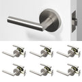Stark Passage Door Handle - Brushed Nickel / 6 Pack