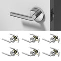Stark Passage Door Handle - Chrome / 6 Pack