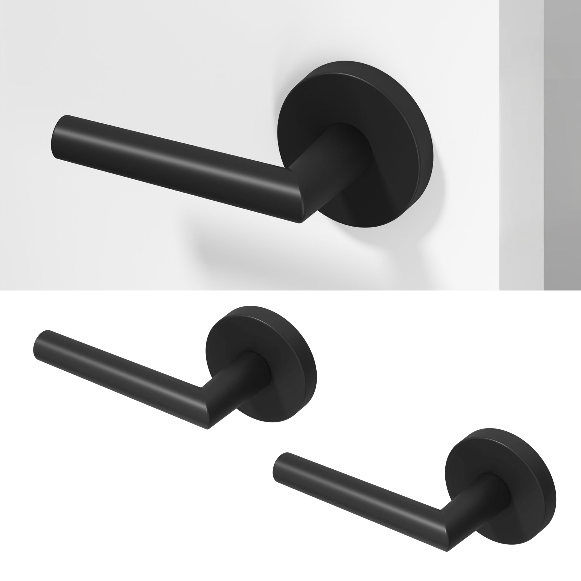 Stark Dummy Door Handle - Matte Black / 2 Pack