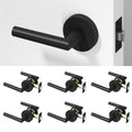 Stark Passage Door Handle - Matte Black / 6 Pack