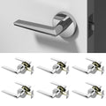 Halo Passage Door Handle - Chrome / 6 Pack
