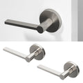 Muse Dummy Door Handle - Brushed Nickel / 2 Pack