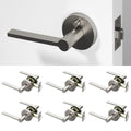 Muse Privacy Door Handle - Brushed Nickel / 6 Pack