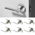 Muse Privacy Door Handle - Chrome / 6 Pack