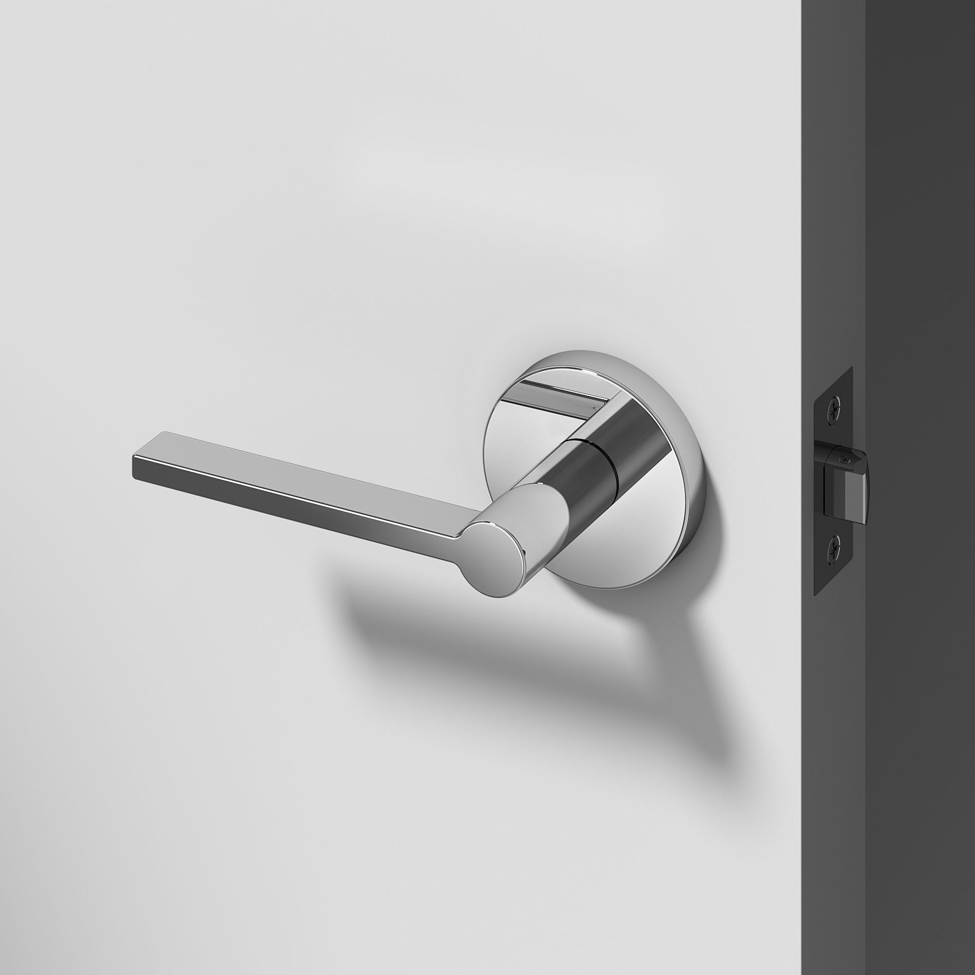Muse Passage Door Handle - Chrome / 1 Pack