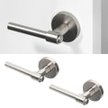 Zen	Dummy Door Handle - Brushed Nickel / 2 Pack