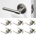 Zen	Privacy Door Handle - Brushed Nickel / 6 Pack