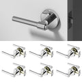 Zen	Privacy Door Handle - Chrome / 6 Pack