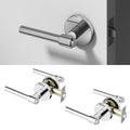 Zen	Passage Door Handle - Chrome / 2 Pack