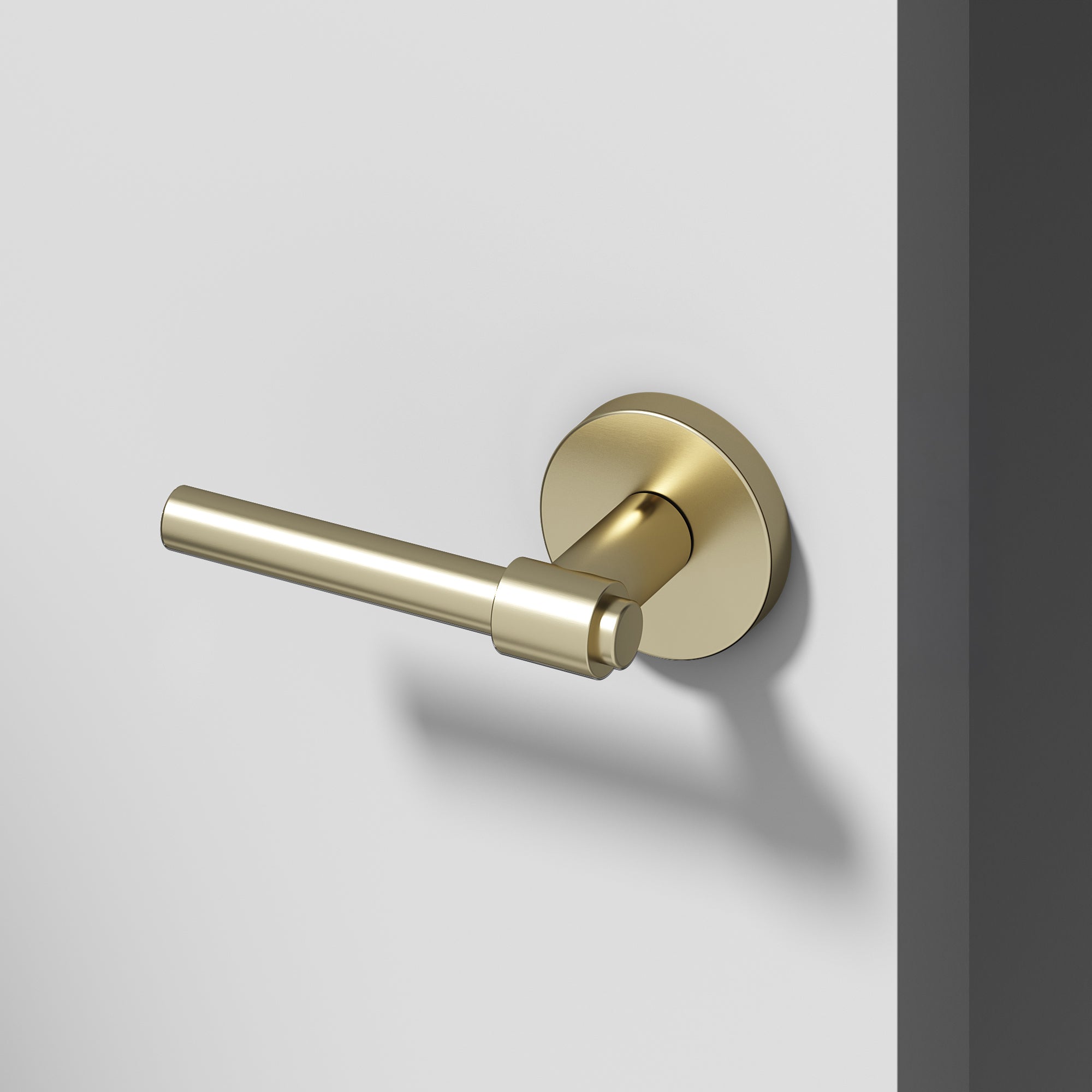 Zen	Dummy Door Handle - Brushed Champagne Gold / 1 Pack