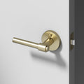 Zen	Privacy Door Handle - Brushed Champagne Gold / 1 Pack