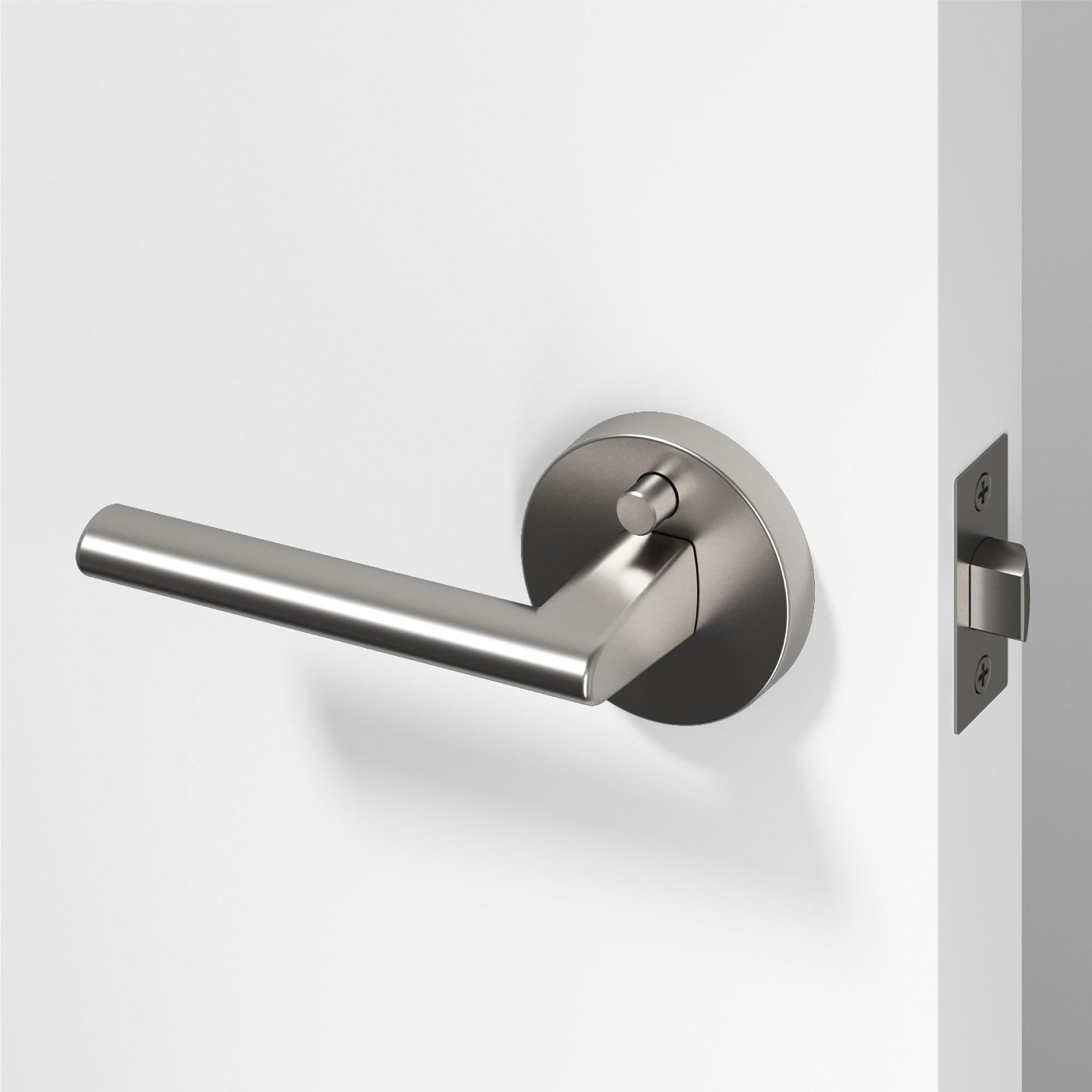 Brio Privacy Door Handle - Brushed Nickel / 1 Pack