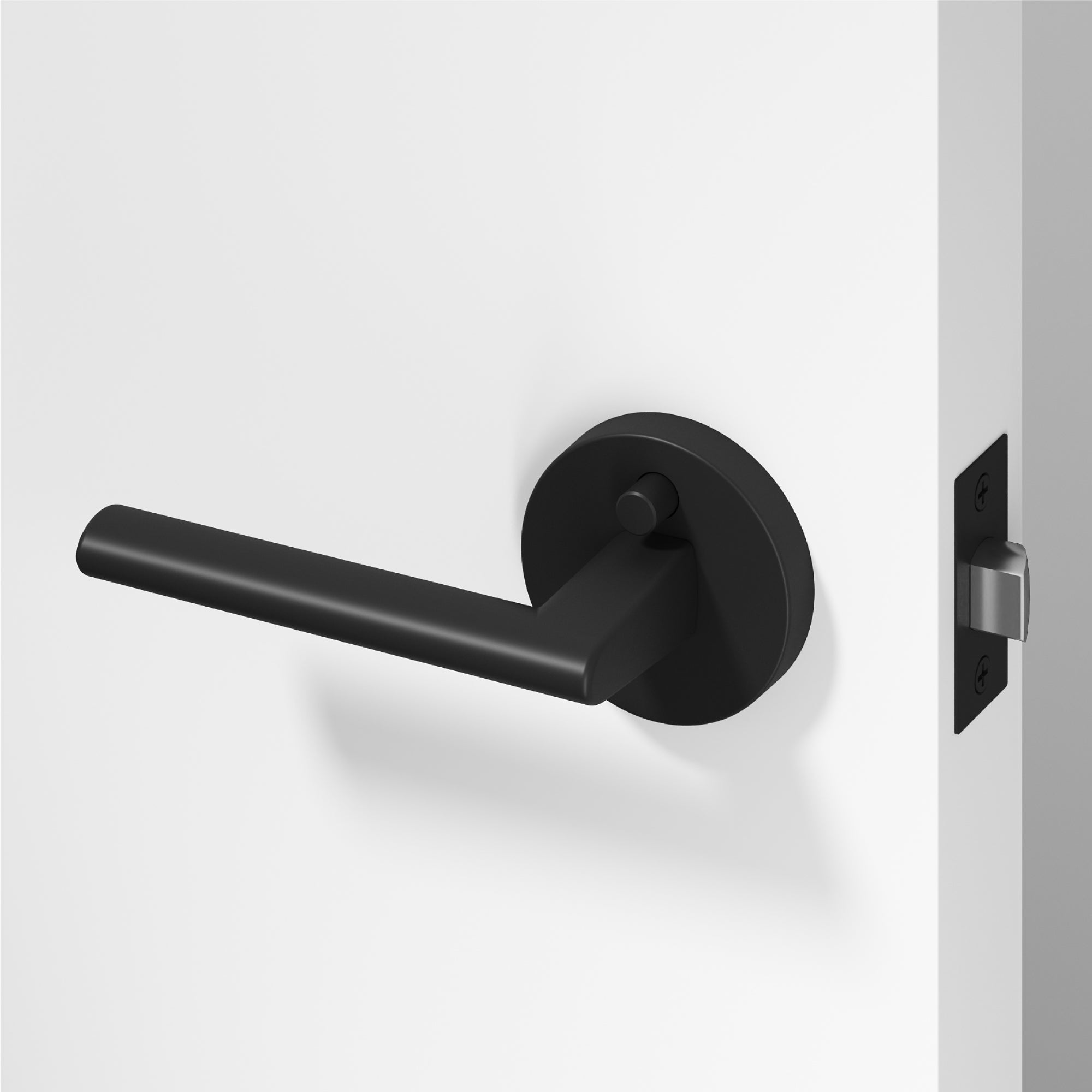Brio Privacy Door Handle - Matte Black / 1 Pack