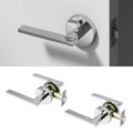 Valli Privacy Door Handle - Chrome / 2 Pack