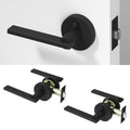 Valli Privacy Door Handle - Matte Black / 2 Pack