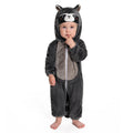 OLAOLA Baby's Raccoon Animal Onesie Plush Soft Flannel Toddler Romper Warm Home Pajamas One-Piece Sleepwear - 100