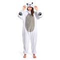 OLAOLA Unisex Adult Plush Polar Bear Animals Onesie Pajamas Warm Home One-Piece Sleepwear - M
