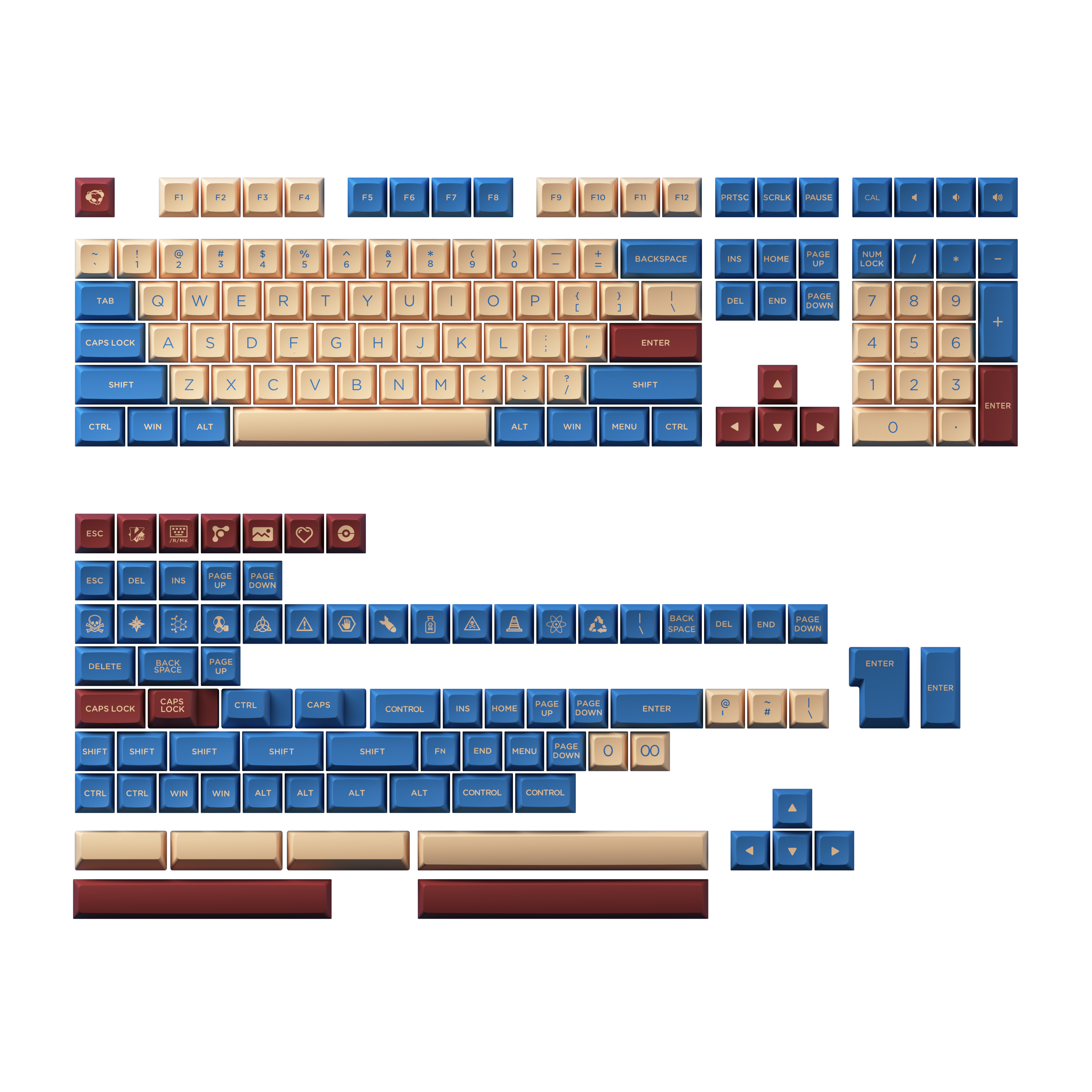 Palace Keycap Set (187-Key) - OSA