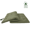 Classic Floor Mattress - Olive Green / FULL: 75"L x 54"W / Classic (2.5 IN)-non-removable cover