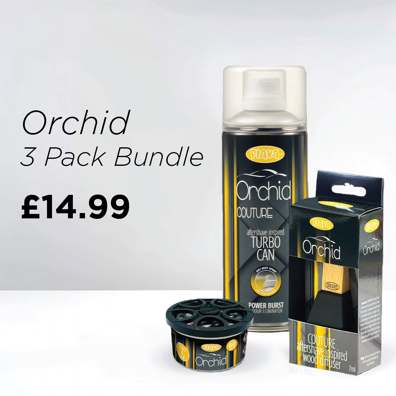Orchid 3 Pack Car Air Freshener Bundle