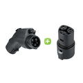 Lectron 80 Amp J1772 to Tesla EV Adapter + 48 Amp Telsa to J772 EV Adapter Bundle - Black
