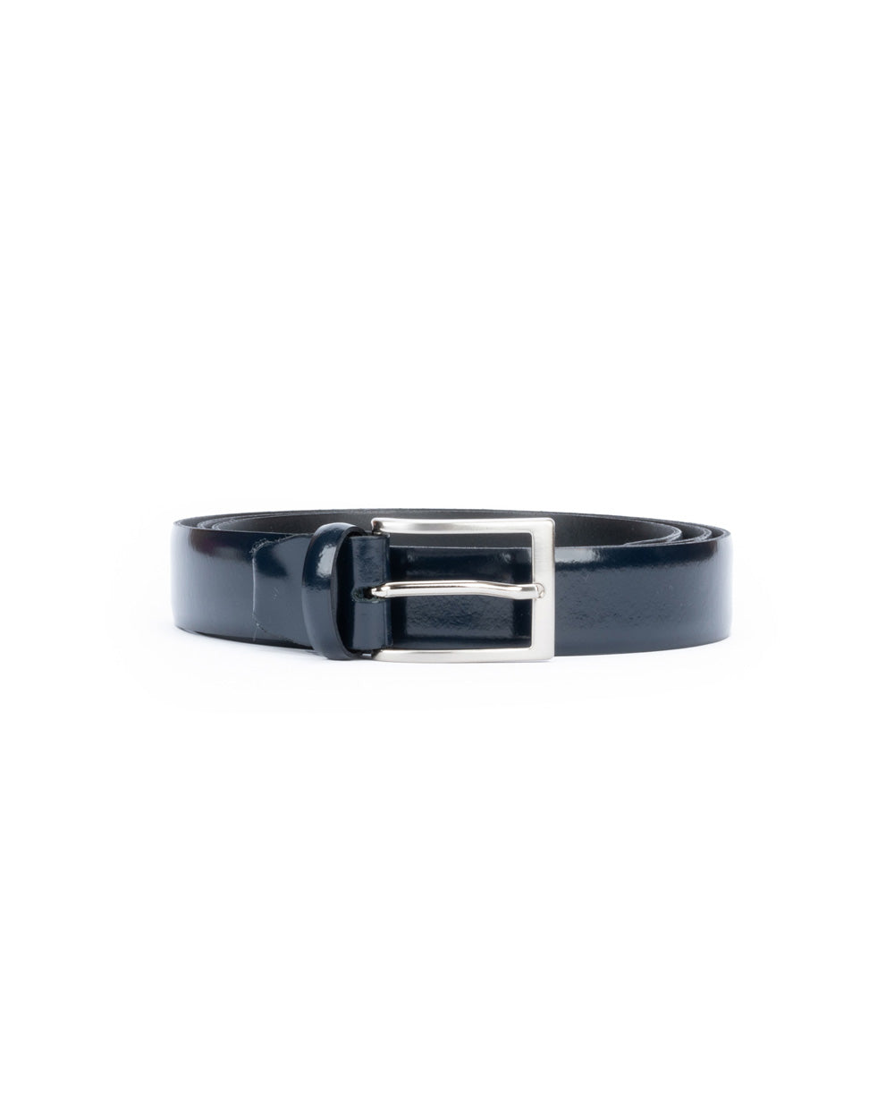 Cintura pelle blu - UNI