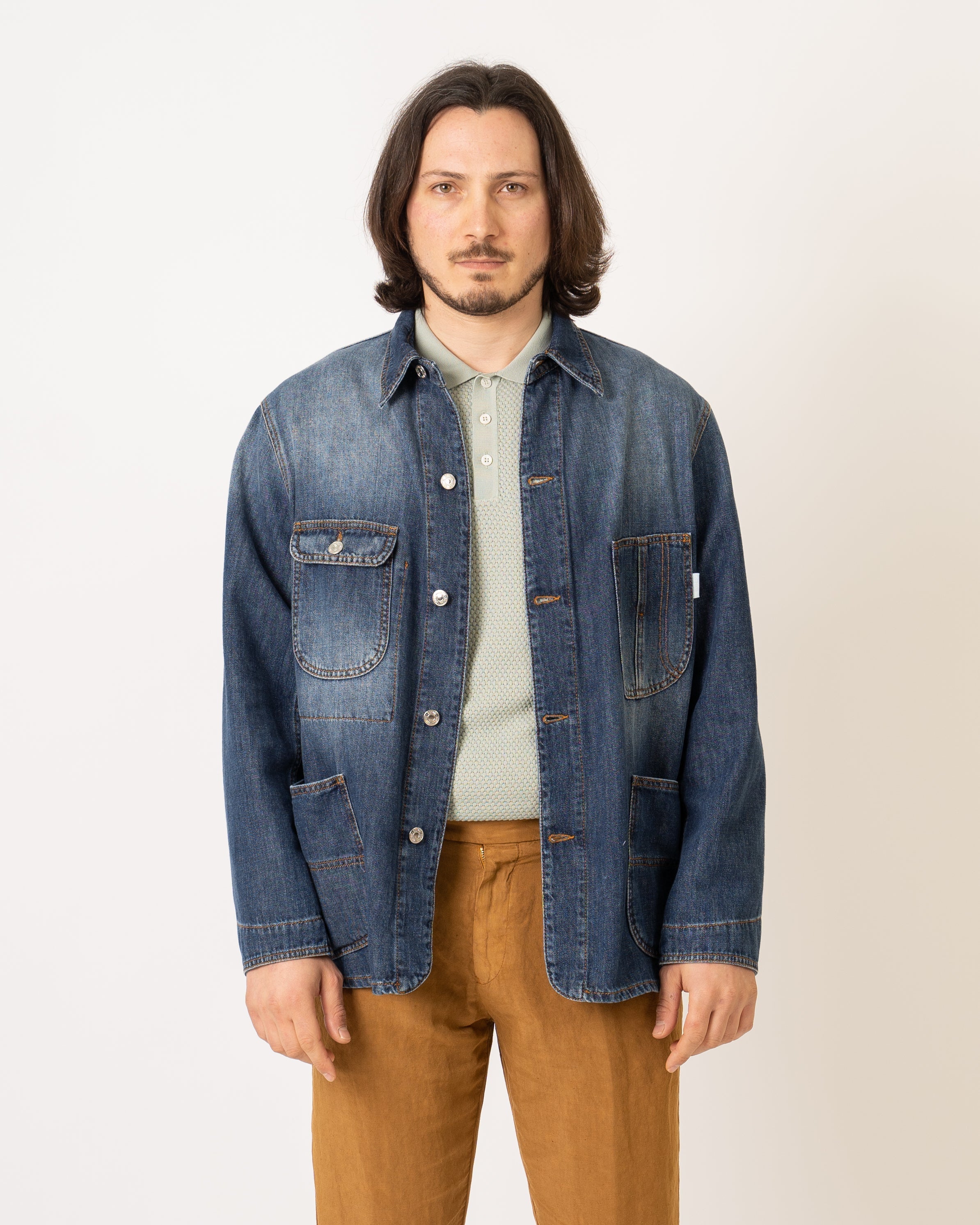 Blazer denim con Tasconi - 50
